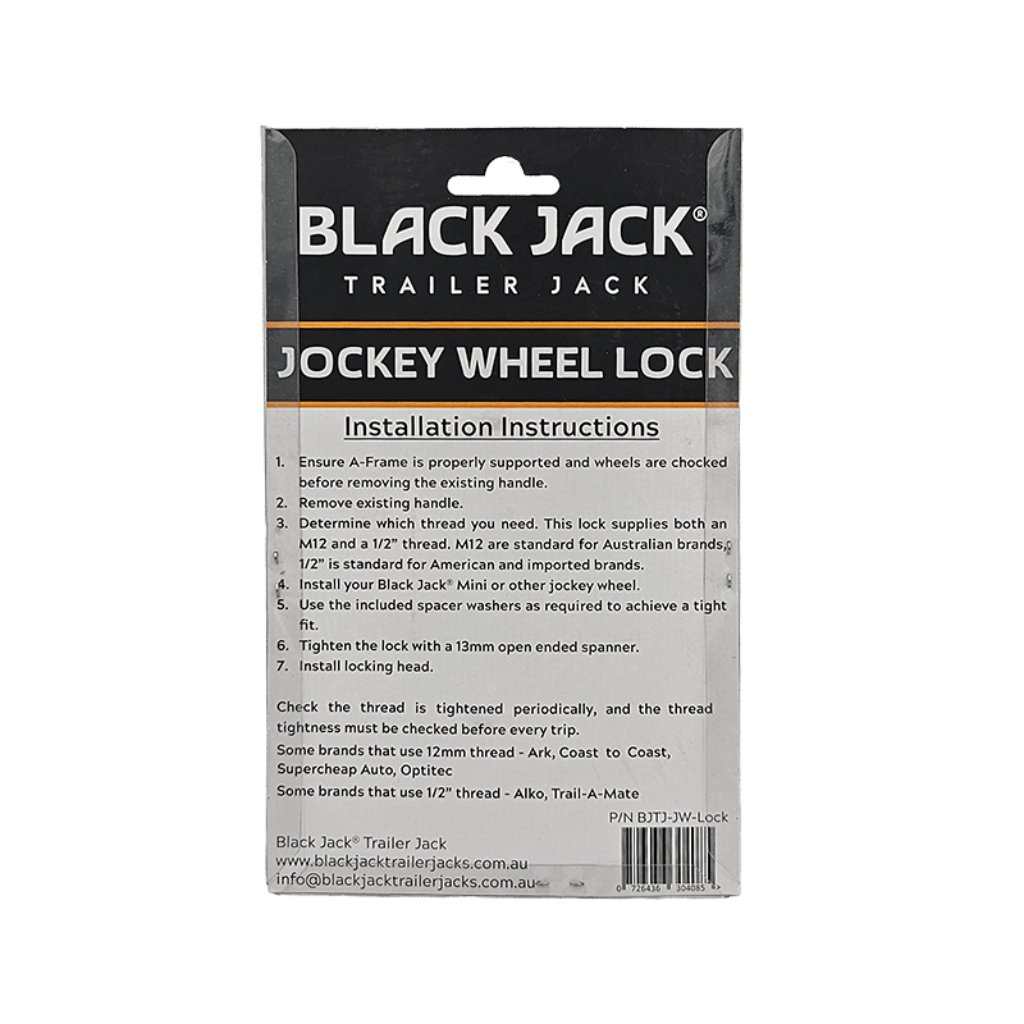 Black Jack BJTJ-JW-LOCK Jockey Wheel Lock for Mini