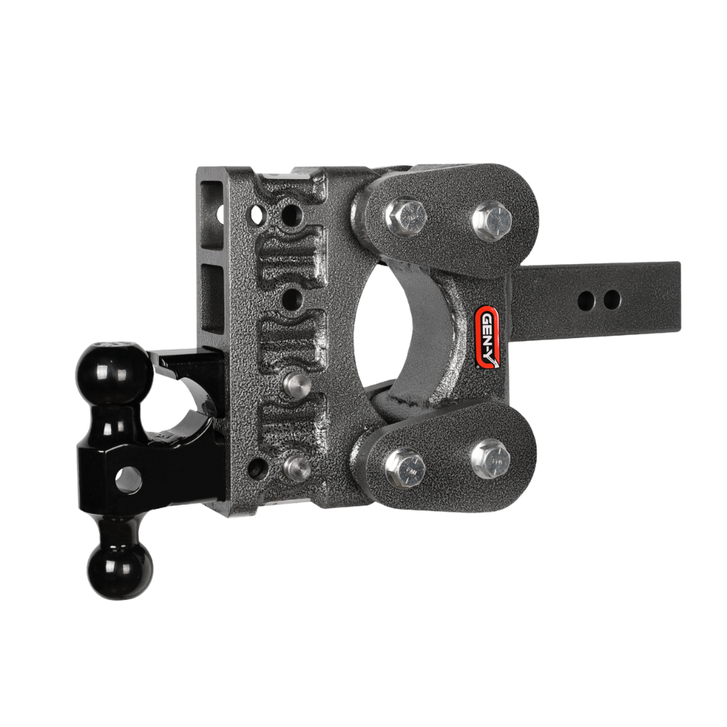Gen-Y Hitch GHM-1124-A57 2.5" Shank, 5" Drop, 7,000 KG Torsion-Flex Hitch, Versa-Ball (50 MM & 70 MM) & Pintle