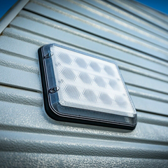 Kedron 12V Black LED Square Exterior Annex Light