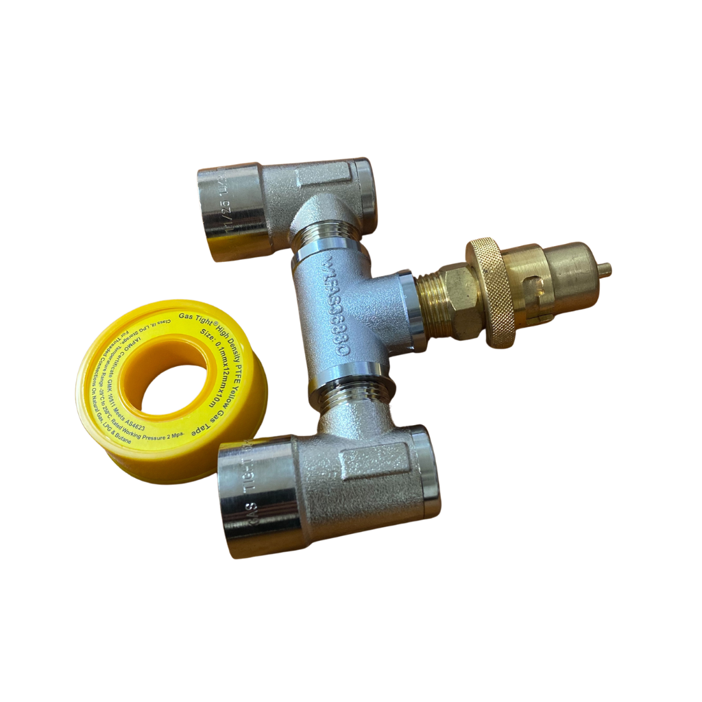 Gas Components 52-SDBA (K) Single to Dual Bay Adaptor Kit