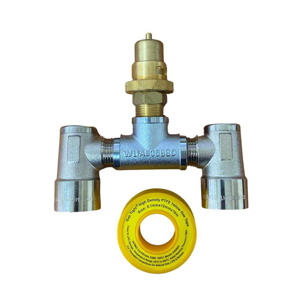 Gas Components 52-SDBA (K) Single to Dual Bay Adaptor Kit