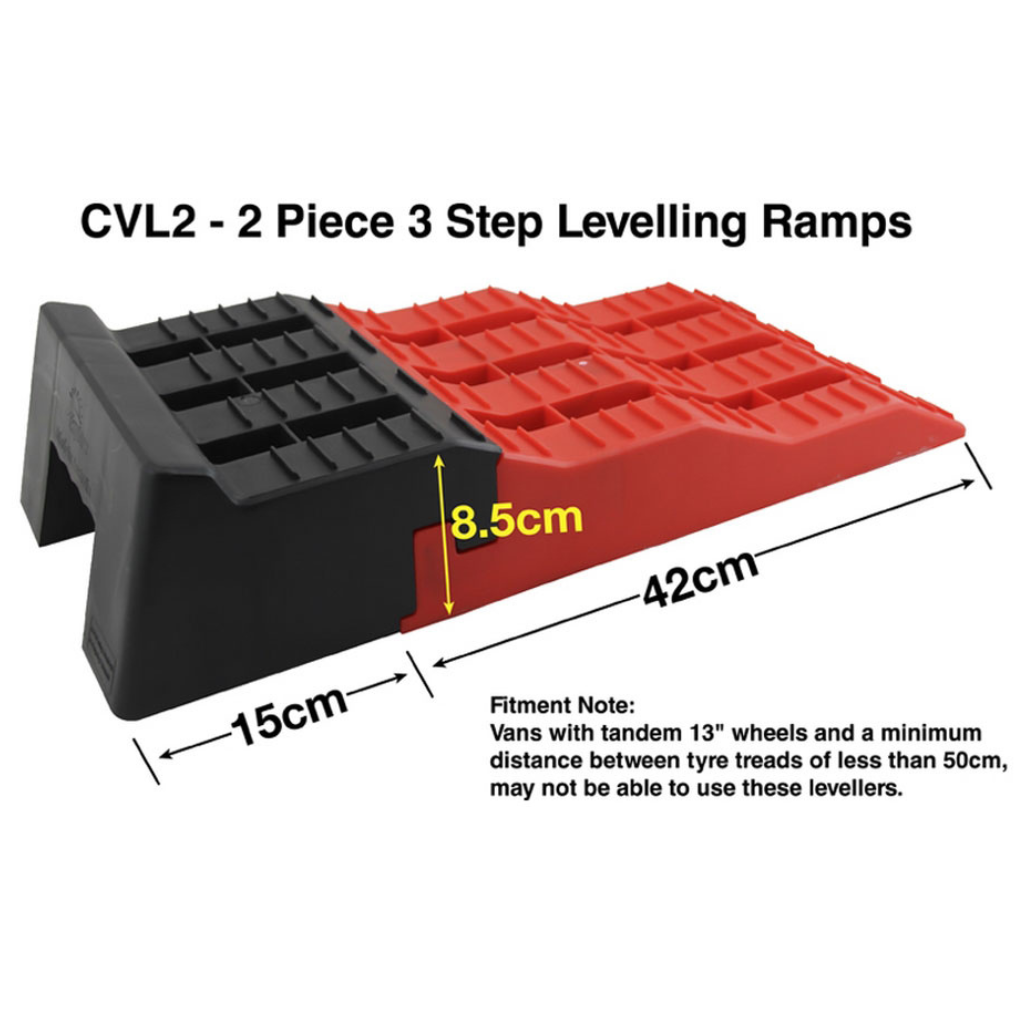 Explore CVL2 Levelling Ramps (Pair)