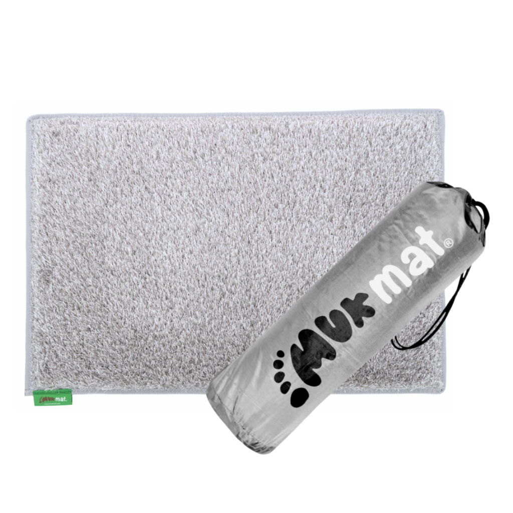 Muk Mat Light Grey Large 60cm x 90cm Pitch Grey Trim