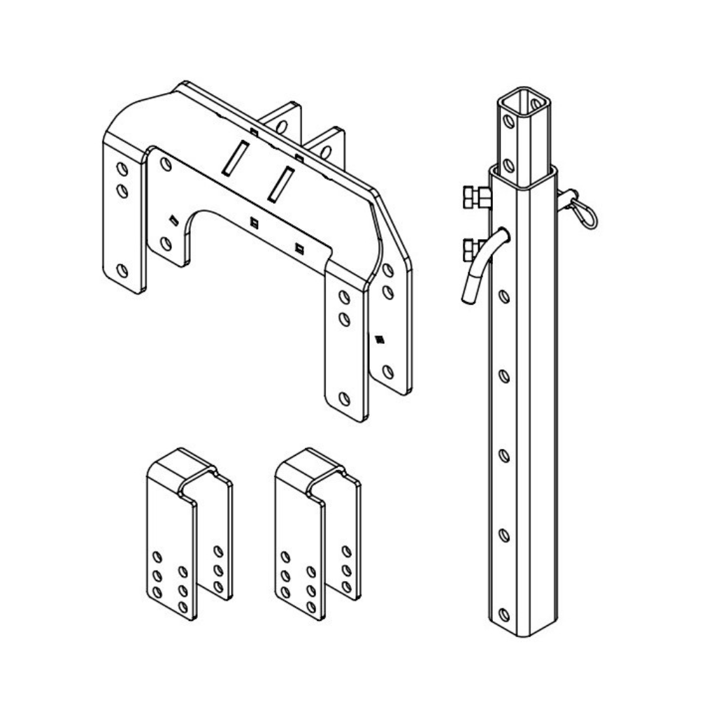 Gripsport GSR208 Quick Release Short Post Bolt On Kit