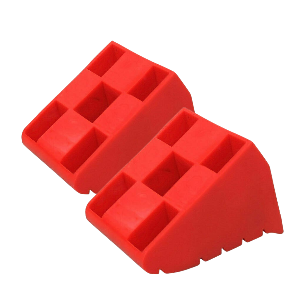 Explore CWC1 Red Chocks to suit CVL2 Levelling Ramps (Pair)