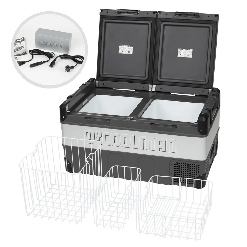 MyCoolman CCP85DZ 85L The Adventurer Dual Zone Portable Fridge/Freezer