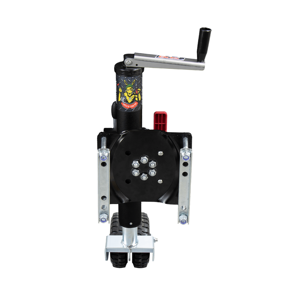 BOS 682-008 3 LUG Black Ops Manual Welded Wheel Jockey Unit