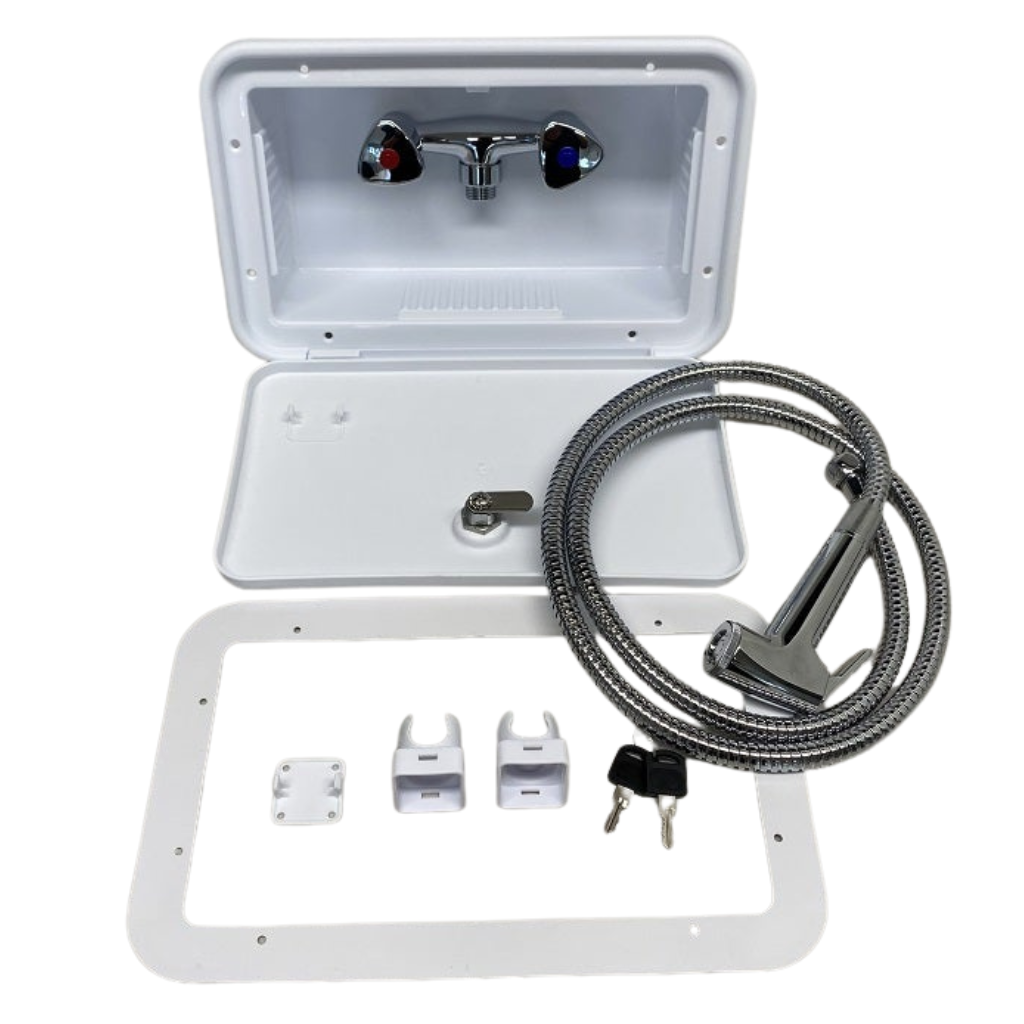 Coast to Coast 800-05902 White External Shower Box