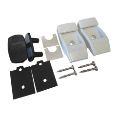 Fiamma 98655-176 White Plastic Leg Wall Bracket Kit