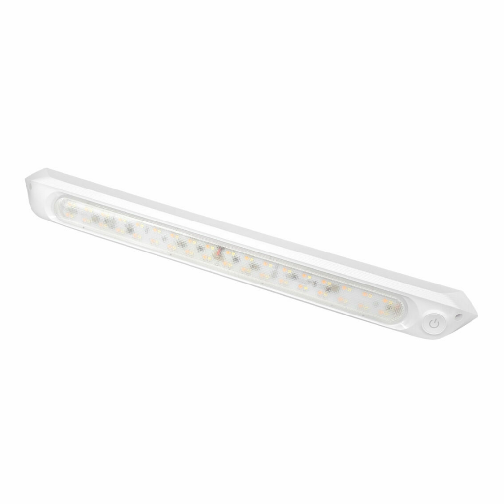 Transeng TRA-LEDAW500W-DIM Dimmable White 500mm Dual 12V Awning Light with Switch