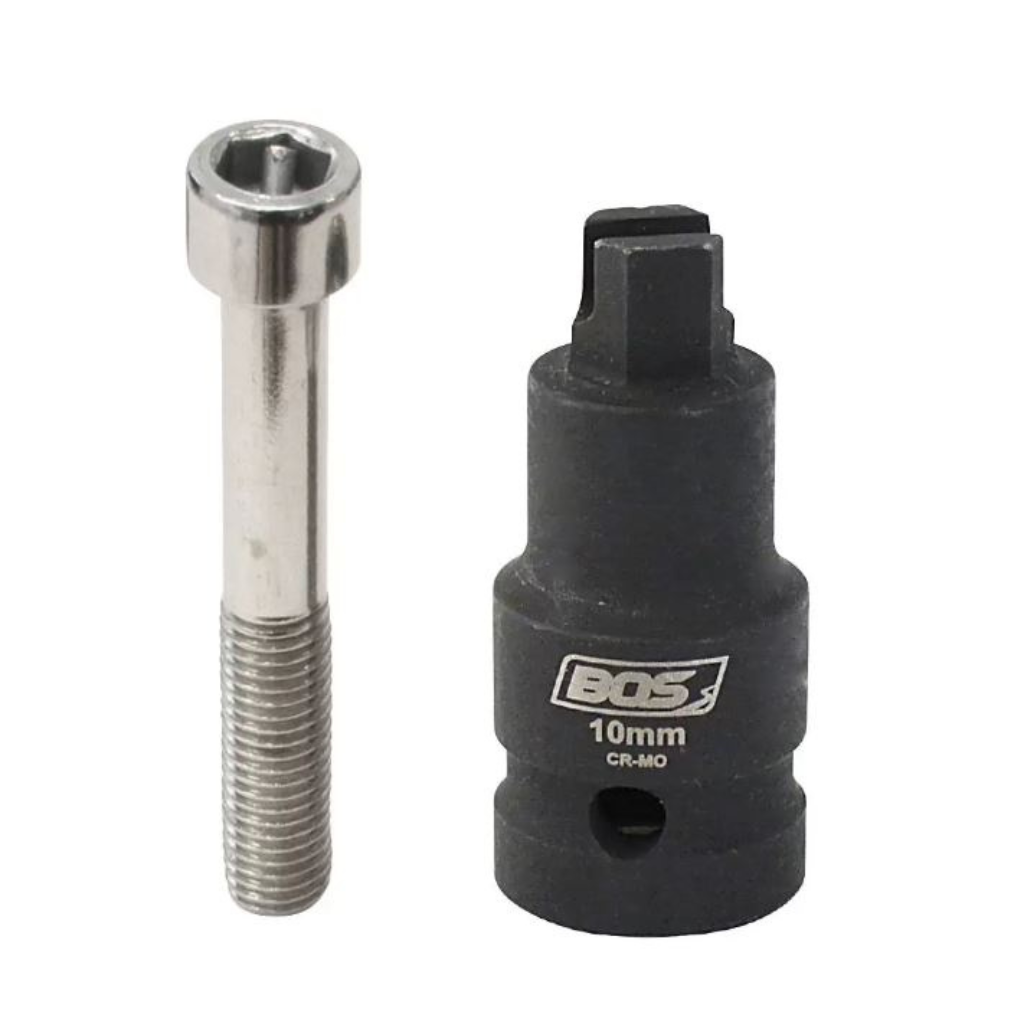 BOS 020-010 Security M12 x 80mm Screw & Key