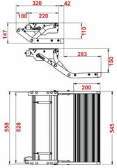 Transeng TRA-SM545 Single Manual Pull Out Step