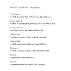 Caravanning with Kids CWK006 The Quiz Book