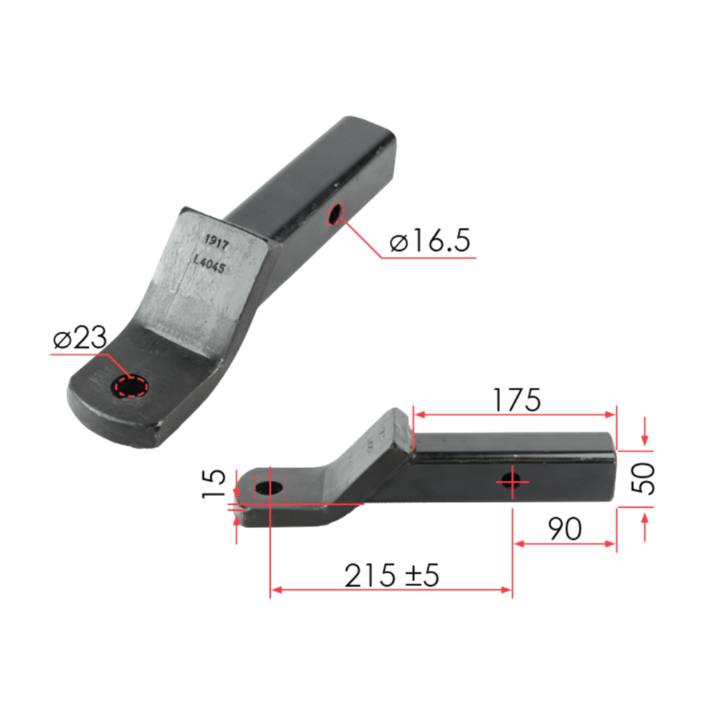 TAG 3500kg Tow Ball Mount