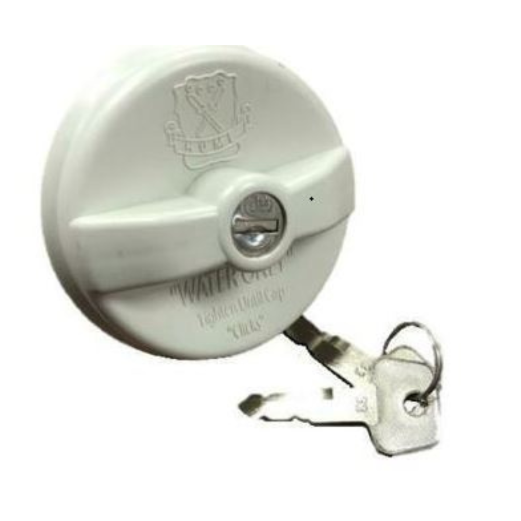 Alko Hume 680131 White Water Filler Cap with Keys
