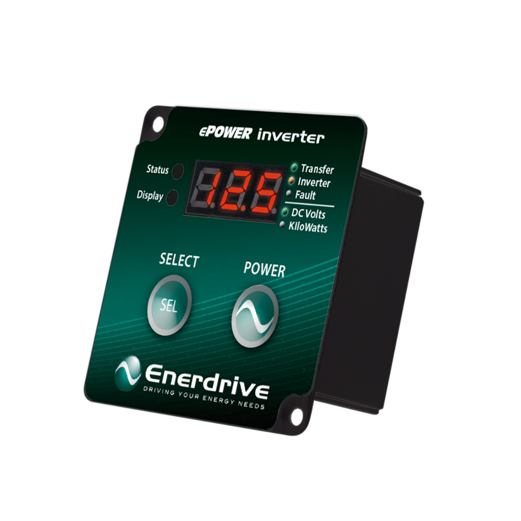 Enerdrive EN1226S-X 2600W 12V True Sine Wave Inverter with AC Transfer & Safety Switch