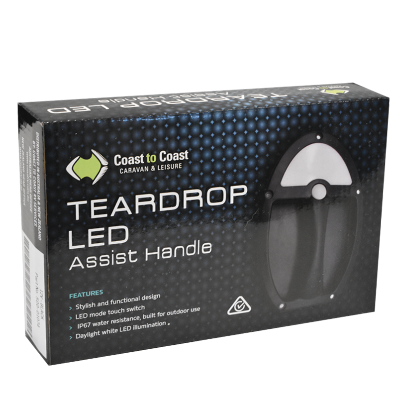 Coast RV 500-01074 Black Teardrop LED Handle
