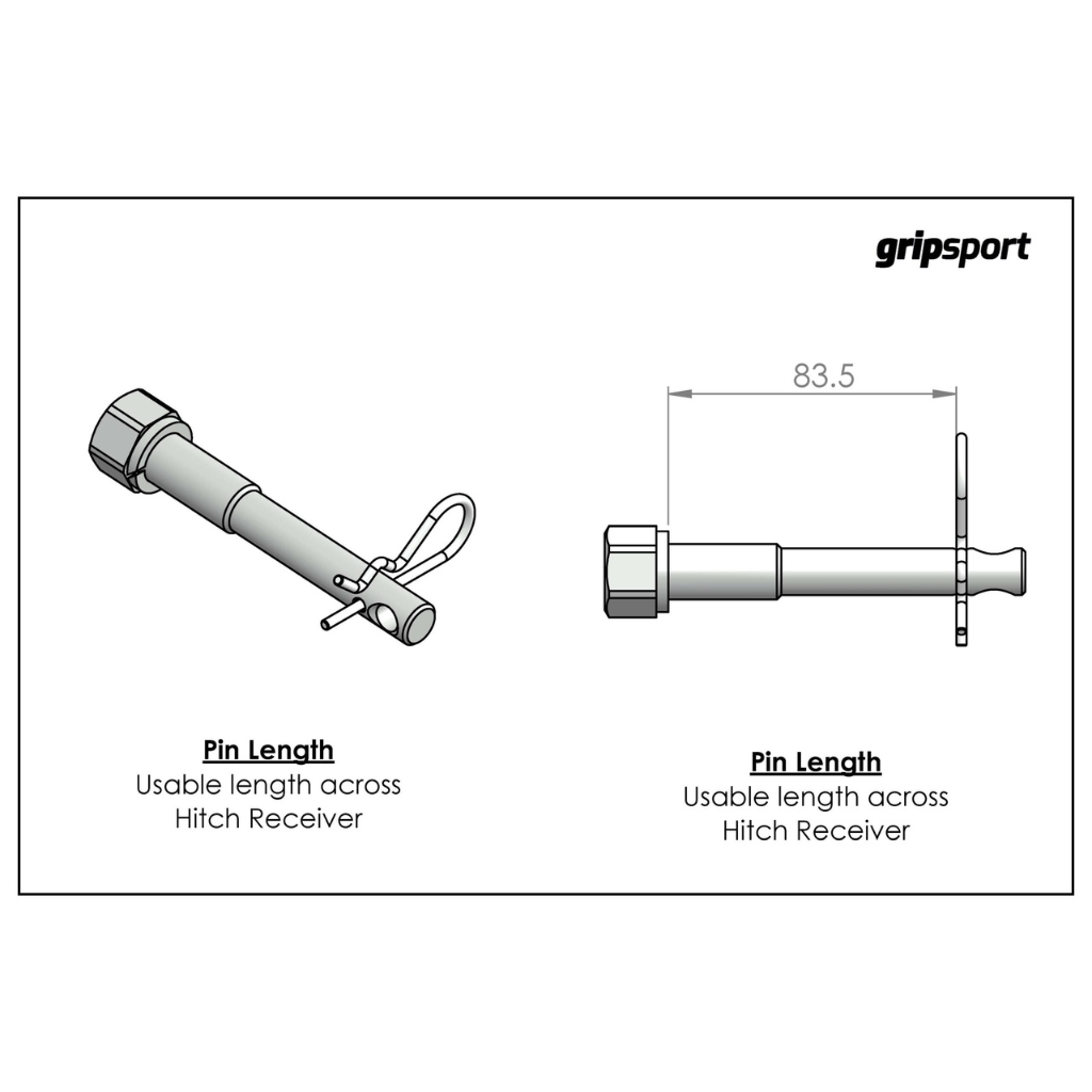 Gripsport GSR126 Bike Rack Hitch Stabiliser