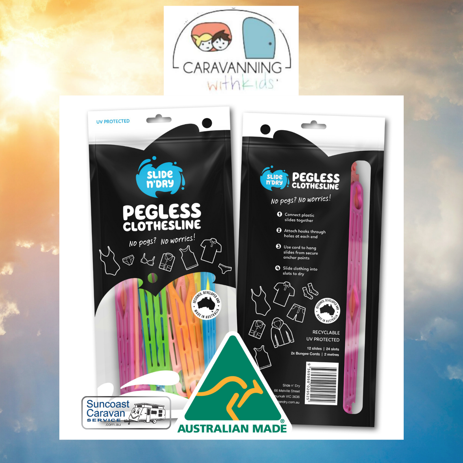 Slide n Dry Pegless Clothesline