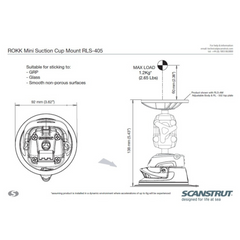 SCANSTRUT RLS-405 Rokk Mini Suction Cup Base