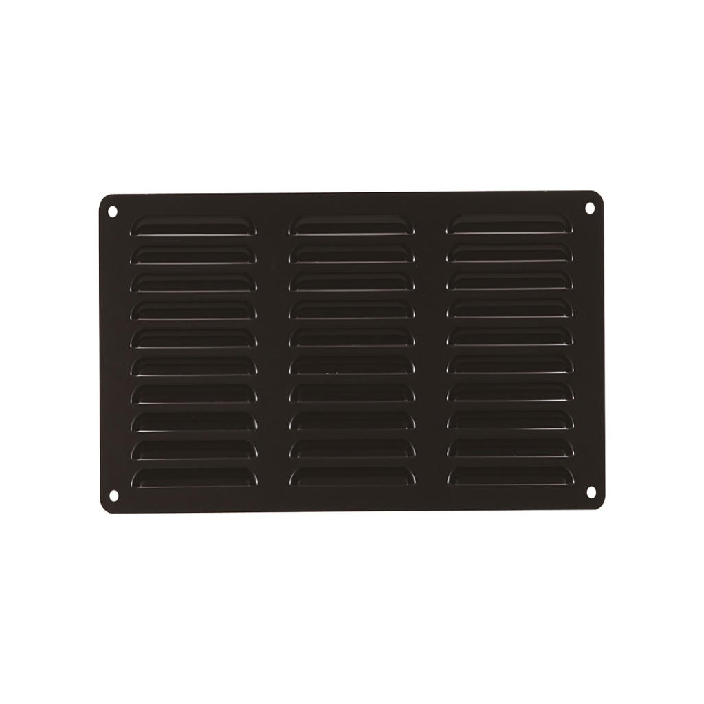 Ranger RV Black Ventilation Grill 299 x 149mm