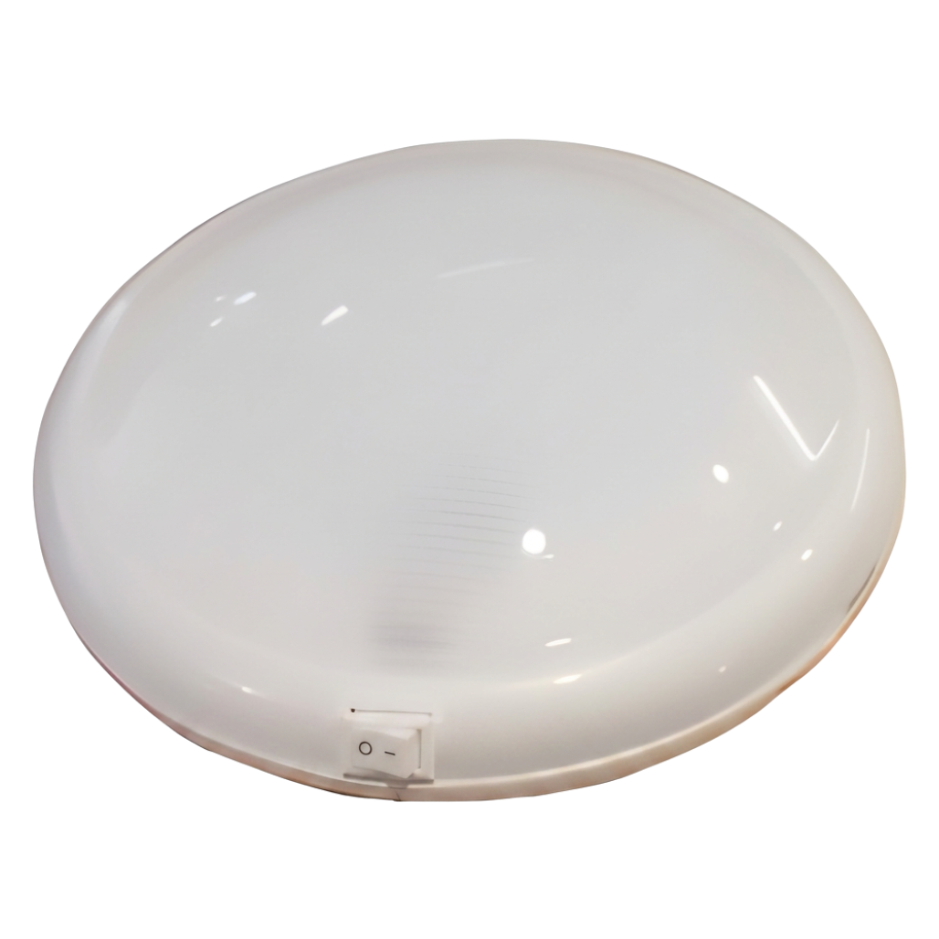 Qual Elec W250M 250mm Oyster Ceiling Light