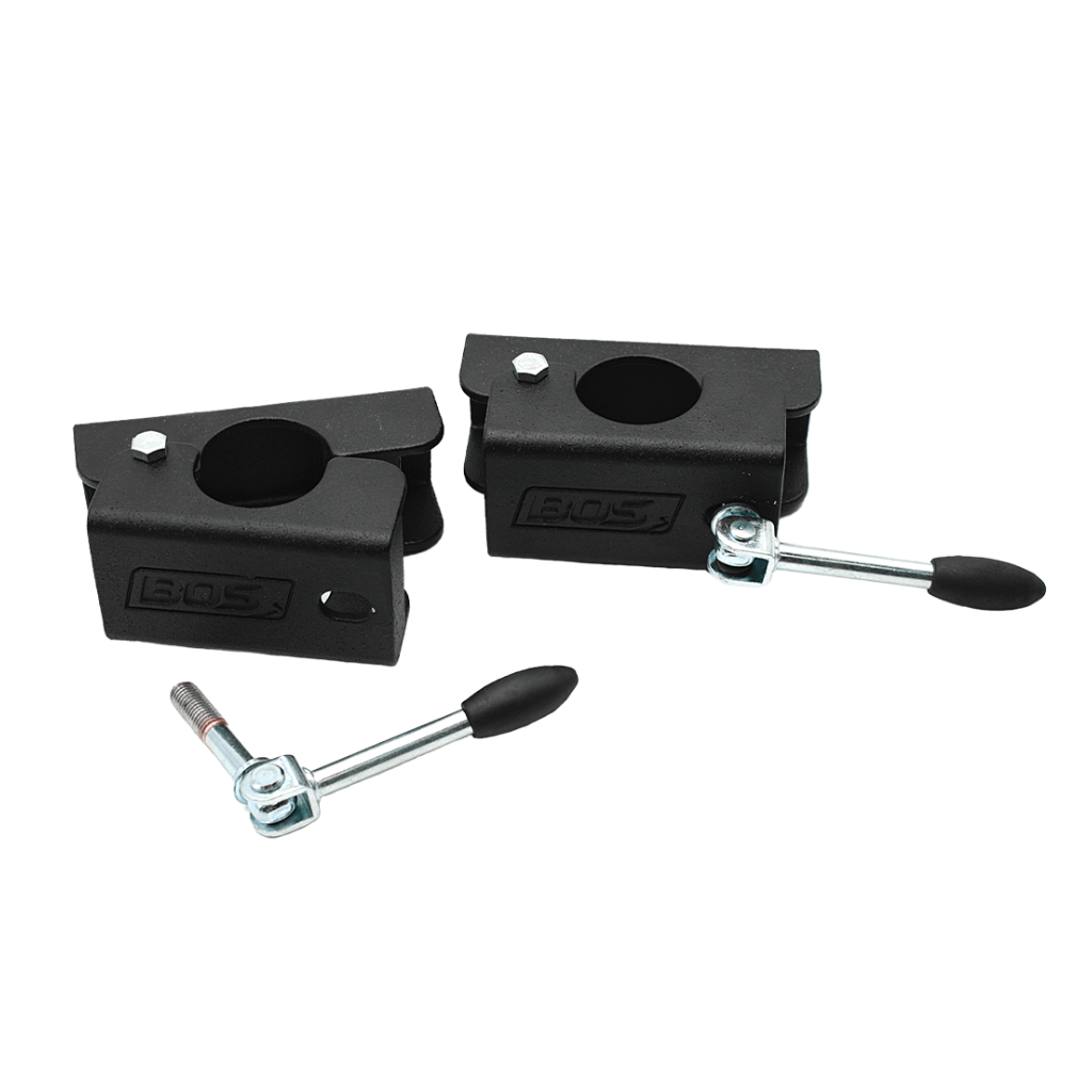 BOS 010-090 50mm Twin Clamp & Bolt w/ Swivel Handle
