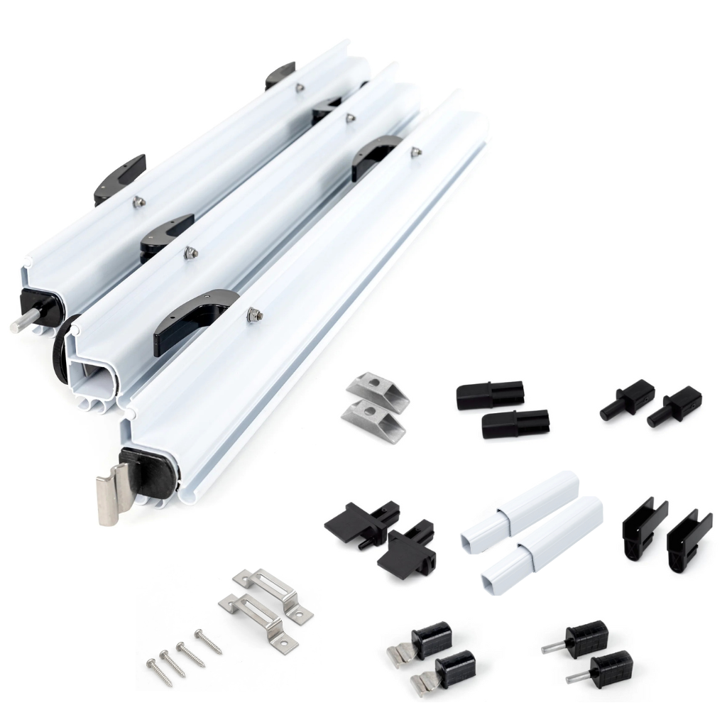 Aussie Traveller White Anti Flap Kit PRO+