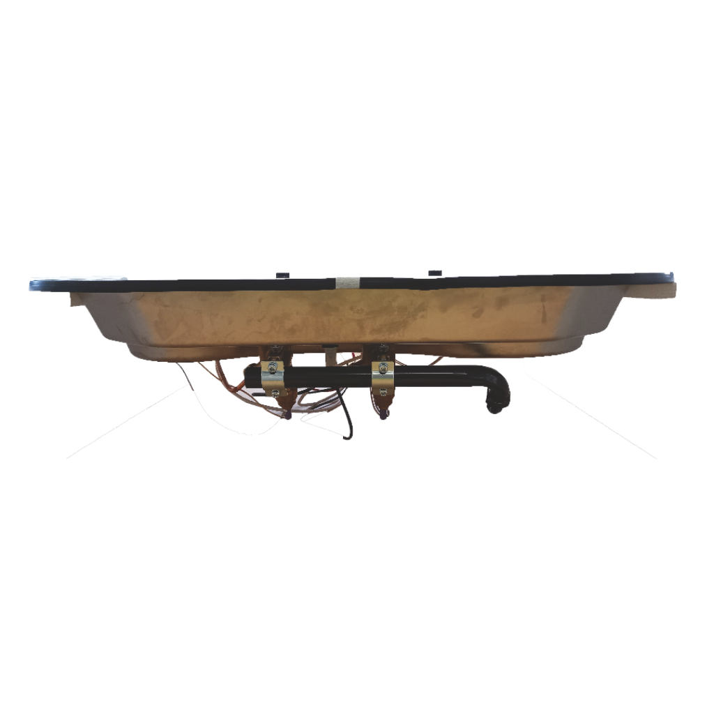 Camec 051860 Gas Hob 3 Burner with Glass Lid & 12V Ignition