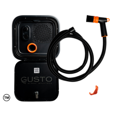 Gusto GUSTOBLK Black Air-Powered & Water-Free Cleaning Device