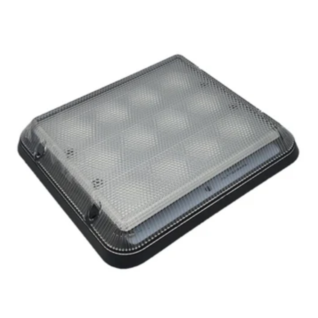 Kedron 12V Black LED Square Exterior Annex Light