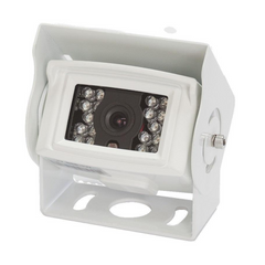Safety Dave 7" Mirror Monitor White Single Square Camera Kit
