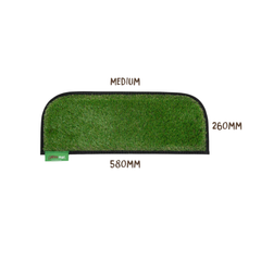 Muk Mat Green Caravan Step 58 x 26cm Black Trim