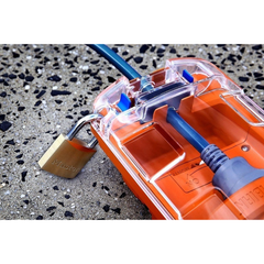 Ampfibian RV Plus 15A to 10A Weatherproof Adaptor with RCD