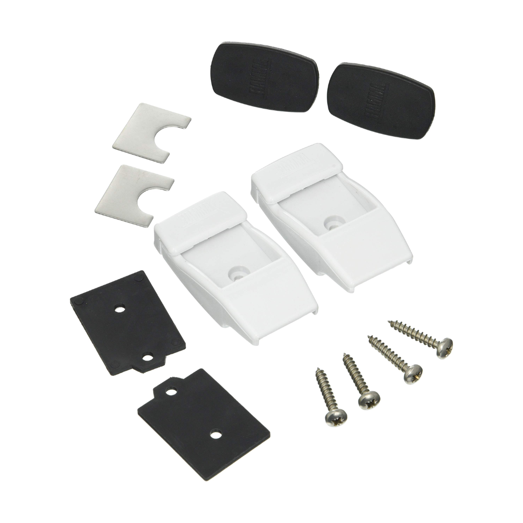 Fiamma 98655-176 White Plastic Leg Wall Bracket Kit