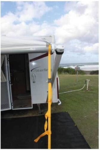 Supa ASTD Peg Caravan Awning Storm Tie-Down Straps (Pair)