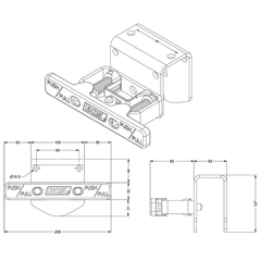 BOS 440-041 400mm Stabiliser Legs (Pair)
