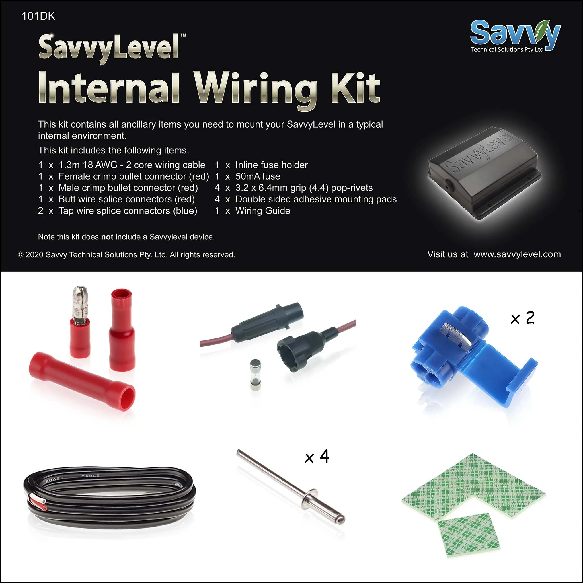 SavvyLevel 3170 Internal Wiring Kit