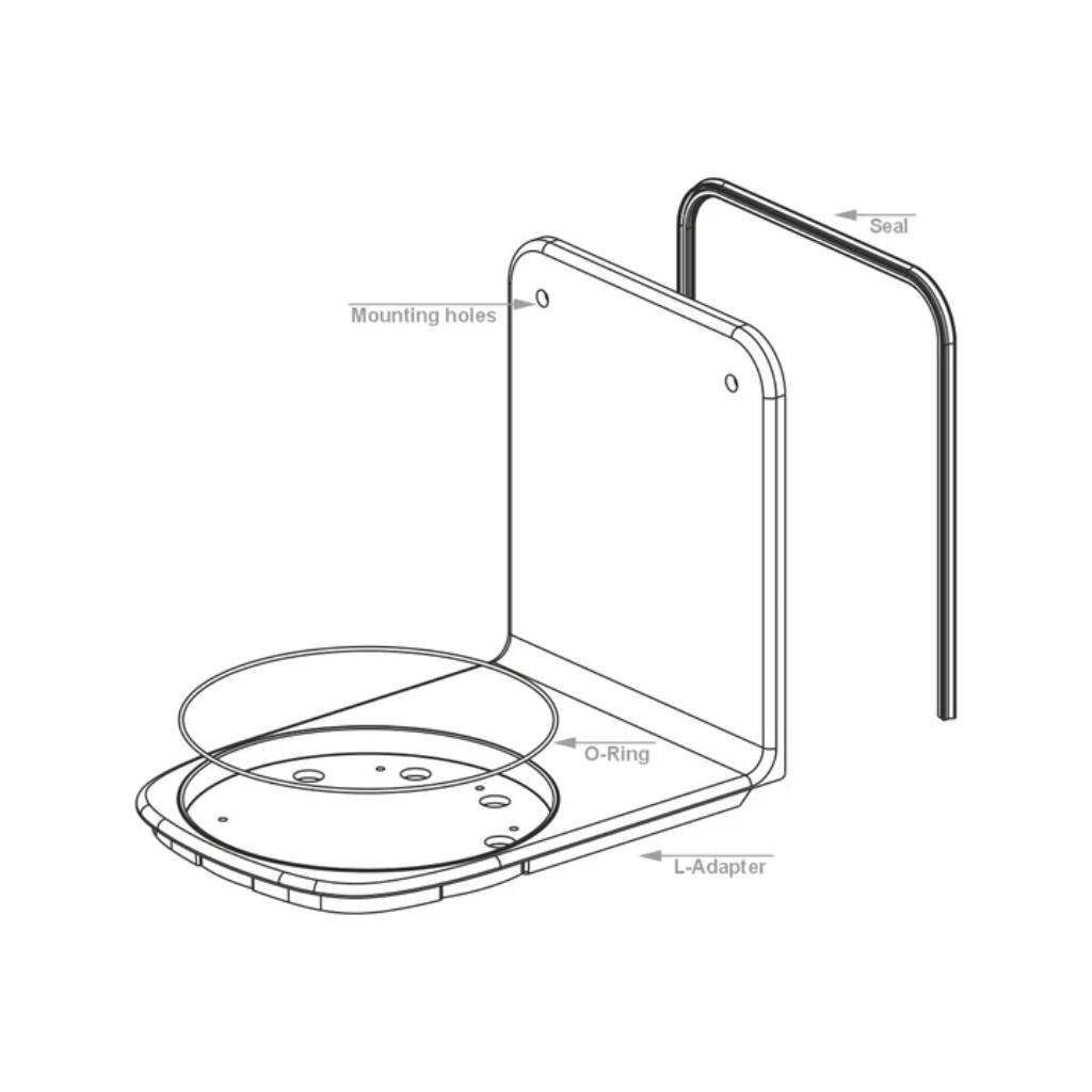 LooSeal Toilet L-Adaptor Medium