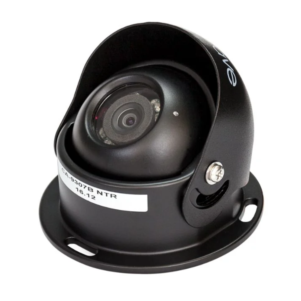 Safety Dave 7" Mirror Monitor Black Single Eyeball Camera Kit