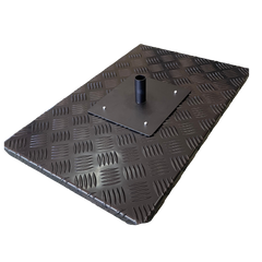 BBQArm BQA-TRAY-LGEBLK Large Black Powder-coated Tray Only