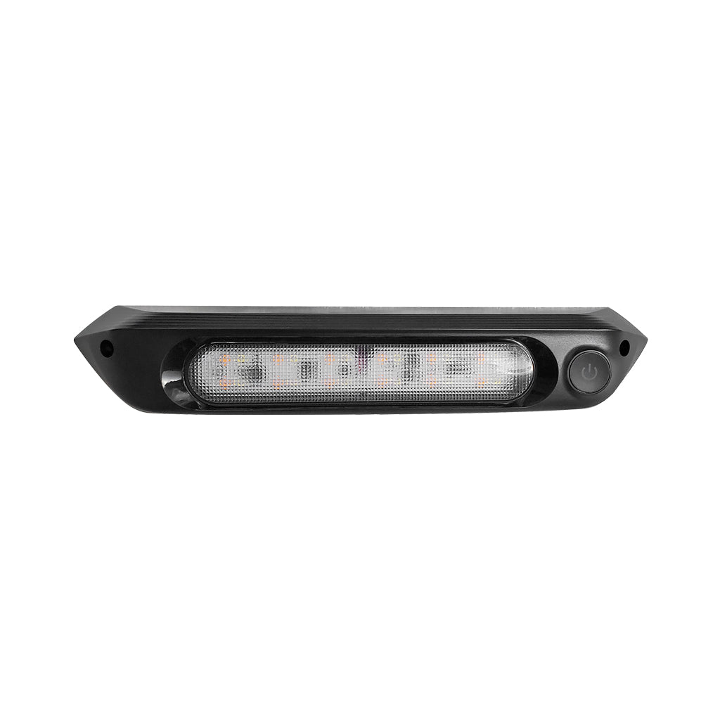 Transeng 287mm Dual LED Black Awning Light with Switch