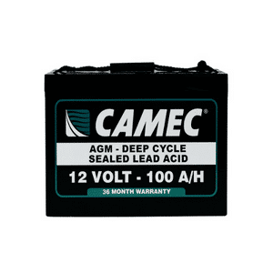 Camec 100AH SLA AGM Deep Cycle Battery