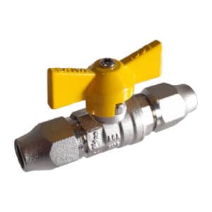 Gas Components 23-DFB06SAE 3/8 Double Flare Ball Valve