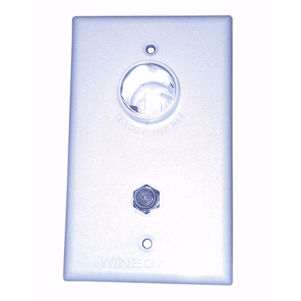 Winegard TG0741 White 2nd TV Wall Plate
