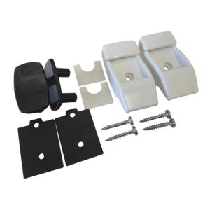 Fiamma 98655-176 White Plastic Leg Wall Bracket Kit