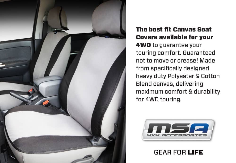 Toyota Hilux Seat Covers (Dual Cab 05-15) - Esteem Grey - All Car