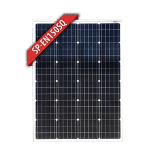 Enerdrive SP-EN150SQ 150W Fixed Poly Squat Solar Panel