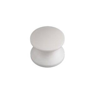Camec 008134 White 16-19mm Push Button Knob