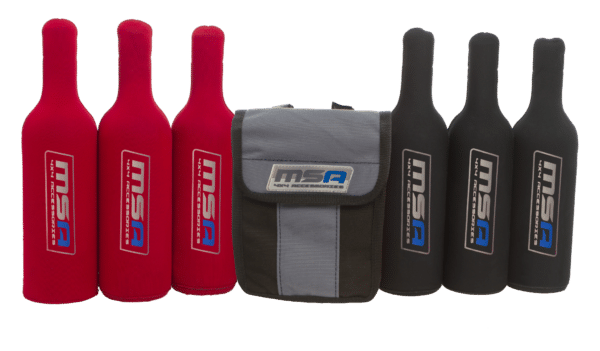 MSA WTS Wine Bottle Tubes with Canvas Storage Bag